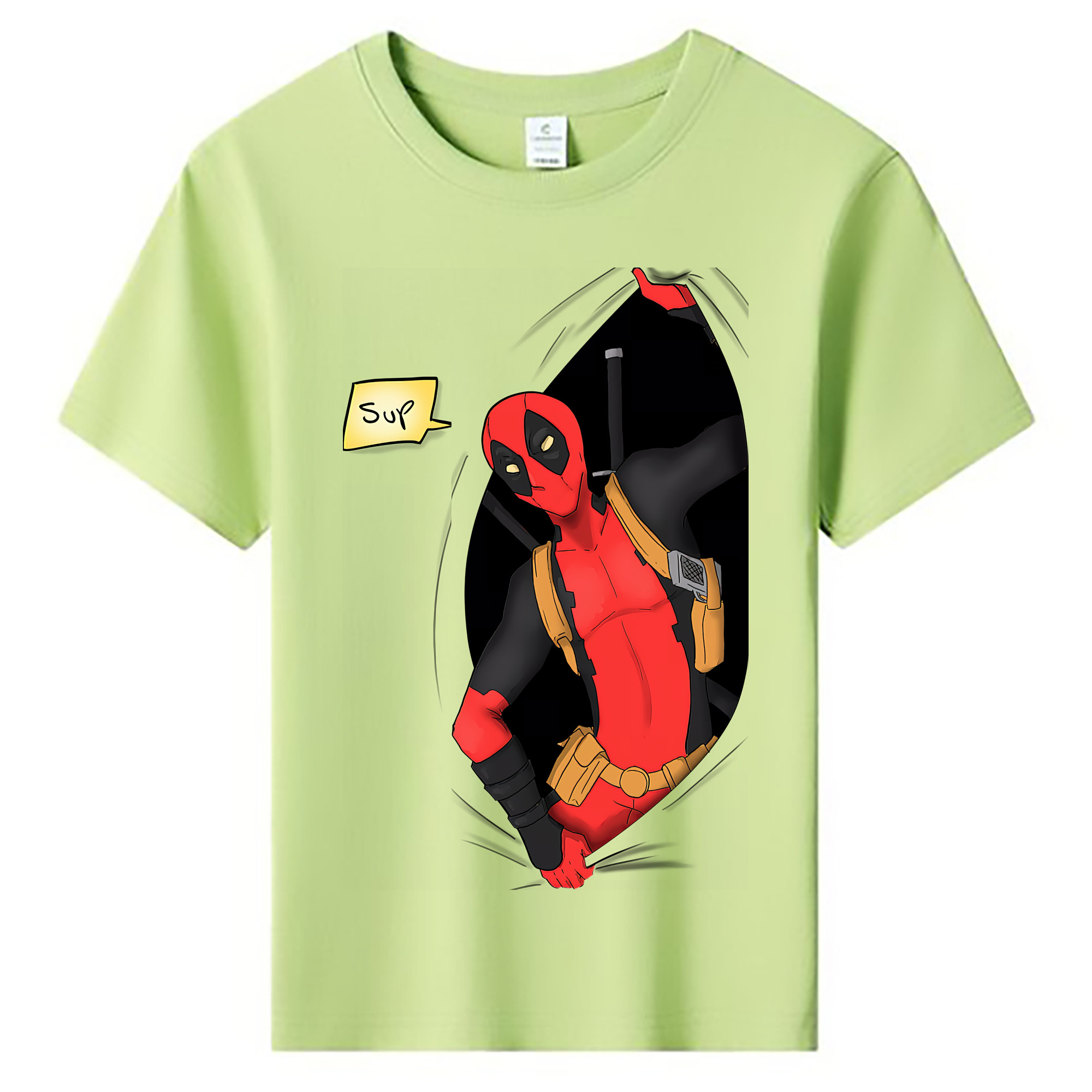（画像用） Deadpool デッドプール 綿100％キッズTシャツ（フロントプリント）